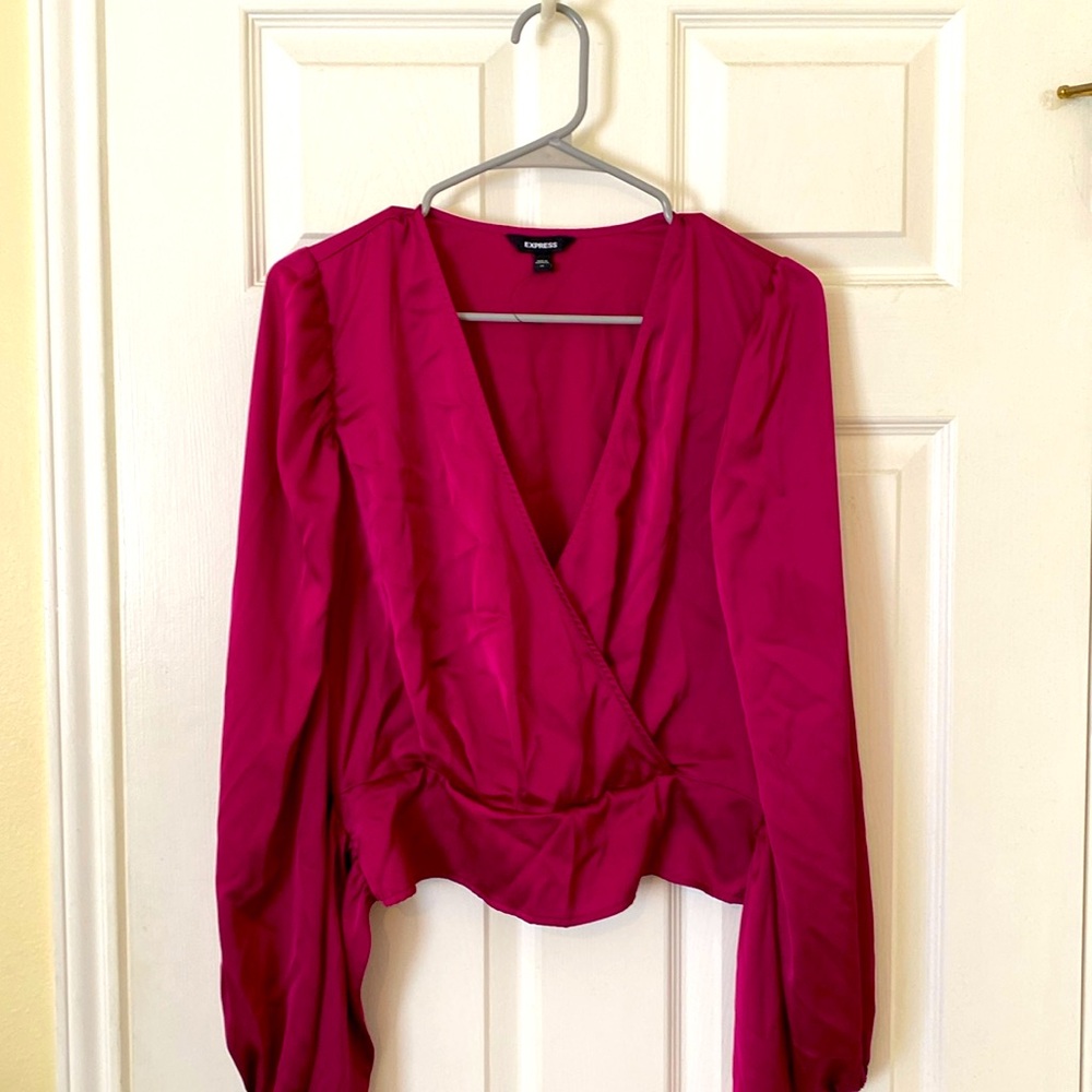Express Pink Blouse Size Medium